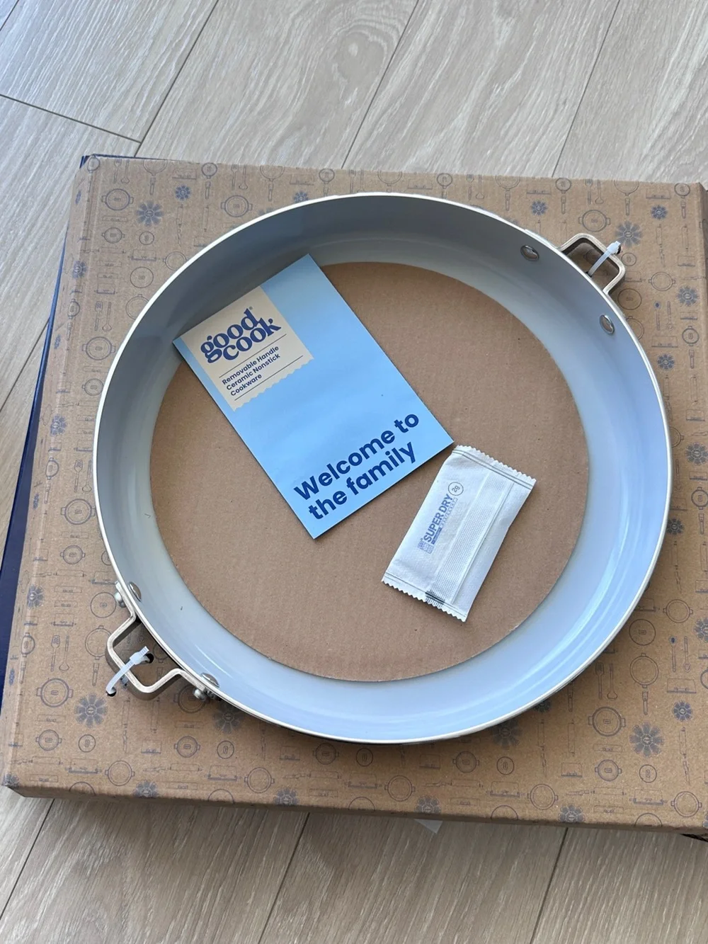 NEW GoodCook Ceramic Frying Pan Skillet, Removable Handle, Induction, Nonstick